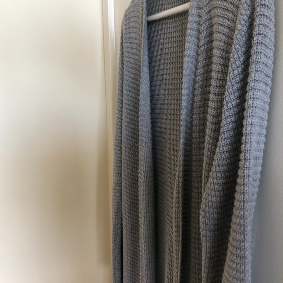 Michael Stars Long Grey Cardigan - Picture 5 of 6